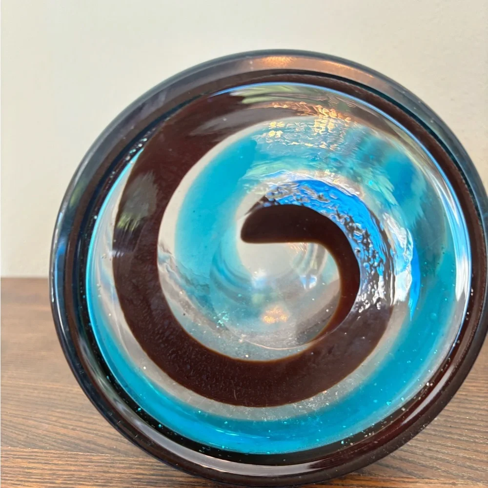 MCM Italian Toso Fratelli Handblown Murano Glass Vase